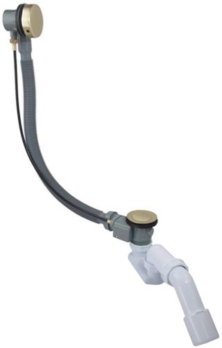FugaFlow Eccelente Anta Badafvoercombinatie - draaibediening - geborsteld messing PVD
