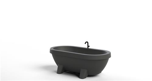 Gardentub Lagoon Outdoor Kraan Black - ijsbad / dompelbad