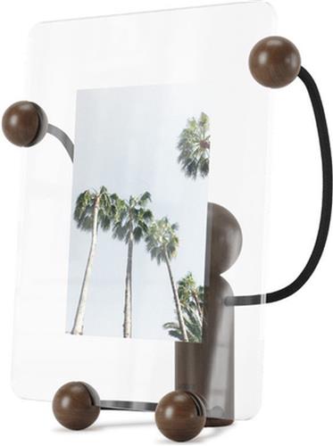 Umbra - Fotodisplay - Fotolijst Woody - large - foto 20 x 25 cm - glas - zwart/walnoot