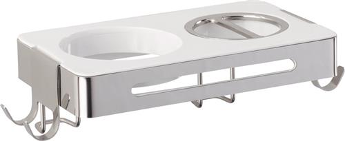 Wenko Föhnhouder Premium Plus 27 X 15 X 8,5 Cm Rvs Zilver