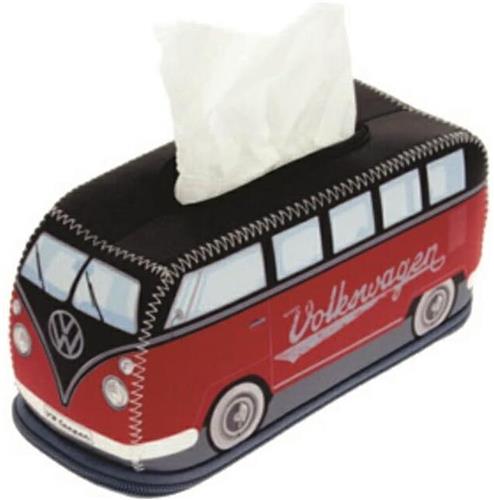 VW T1 BUS Neopreen tissue houder rood/zwart
