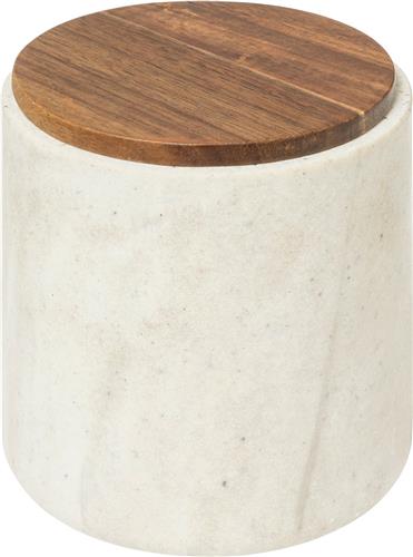 5Five Como Wattenhouder - Marmereffect - Ø10xH11cm - Beige