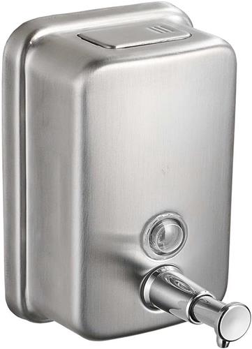 SNQ Wandgemonteerde zeepdispenser - Handzeepdispenser van roestvrij staal - Geschikt voor gebruik in de keuken, garage, kantoor, hotel, restaurant of thuis