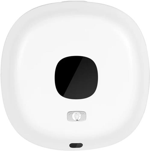 SNQ Zeepdispenser - Wandmontage - 14,5 × 14,5 ×4,8cm - Automatische aanraakloze dispenser voor vloeibare zeep - Met luchtbellen - Voor douche - Badkamer - Keuken - Woondecoratie - Wit