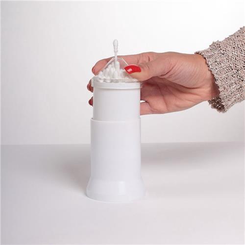 CALICOSY - Dispenser van 80 wattenstaafjes 19x7x7cm