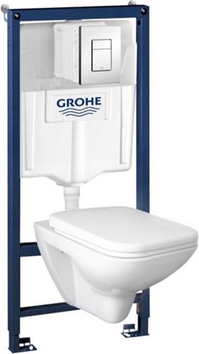 Grohe Senner WC-inbouwset met softclose toiletzitting