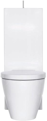 Duravit Starck 1 duoblokreservoir 39x65x12cm met Puro druktoets wit