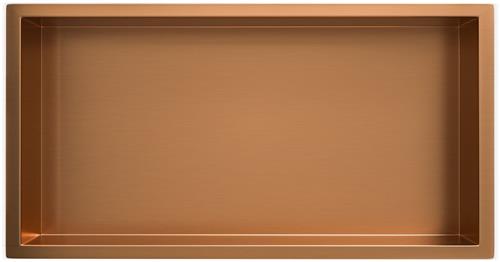 Sanifun Demir inbouwnis 300 x 600 x 100 geborsteld brons koper