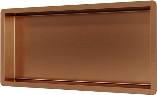 Brauer Copper Edition Inbouwnis - 60x30cm - PVD - geborsteld koper