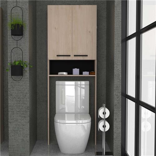 Toilet- en wasmachinekast Dotan - eik
