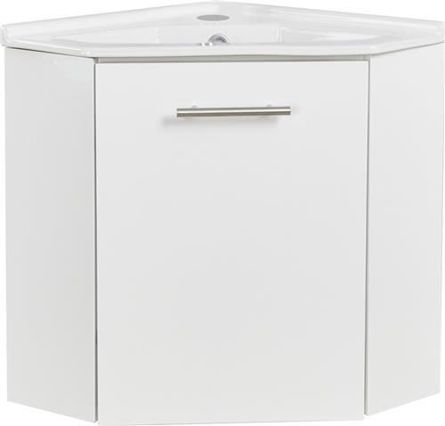 Allibert Corner Fonteinmeubel 40cm 1d Wit Glanzend