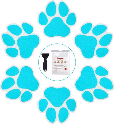 Non Slip Badkuip Stickers, 20 Grote Stuks Veiligheid Badkamer Tubs Douche Stappen Zelfklevende Stickers Schrapers (Blauw)