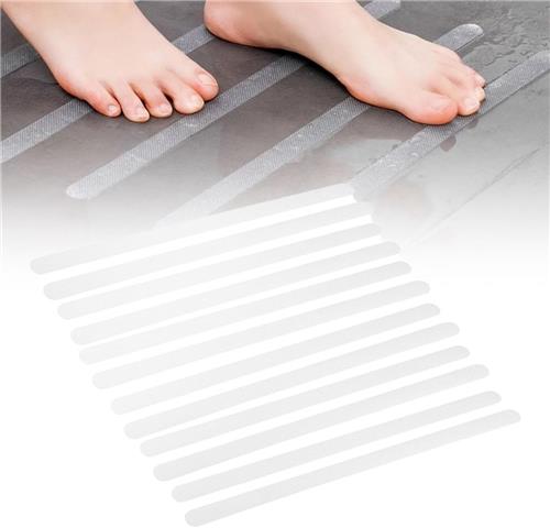 Daity Antislip veiligheidstape - tape voor vloeren en trappen - antisliptape - transparante getextureerde antisliptreden - onzichtbare antislip traptreden25-pack20*2cm