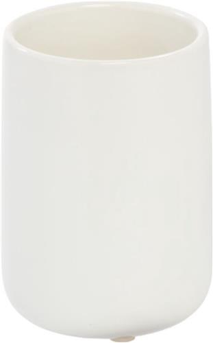 Badkamer Drinkbeker, Keramiek, Kokos Wit - iDesign | Eco Vanity