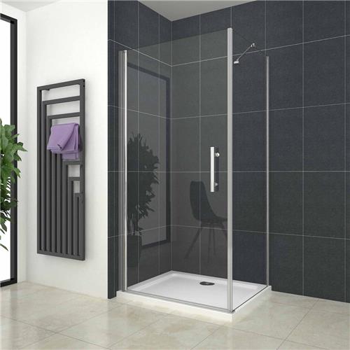 douchecabine met 1 draaideur 76x76x185 cm hoog ,6mm Nano Coating Veiligheidsglas.(verschillende maten)