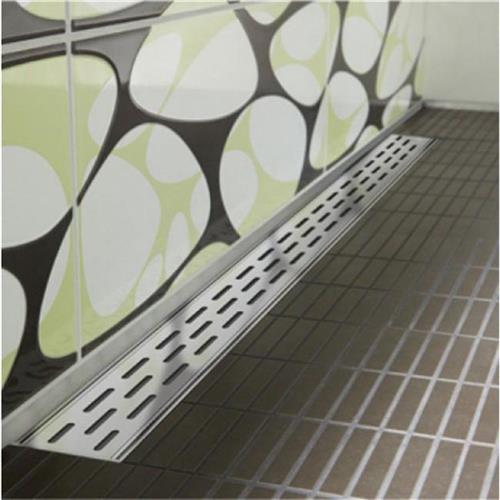 Aco Showerdrain C douchegoot 68,5x7cm 1,8cm hoog met vloerflens RVS 408729