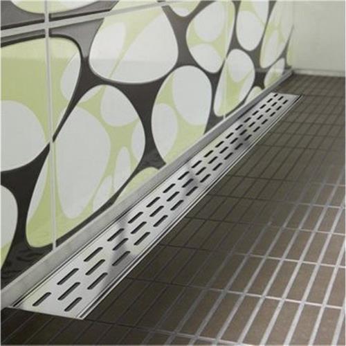Aco Showerdrain C Douchegoot 118,5x7 H=1,8 Met Vloerflens RVS 408734