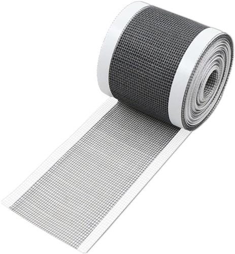 SNQ Haarafvoerfilter - Zelfklevende Vloerafvoer - 10m×70mm - Douchenet - Filter - Rechthoekig Douchefilter - Voor Badkamer Keuken - Grijs