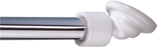 Kleine Wolke schuine wand houder voor douchestang ø2,5 cm, wit