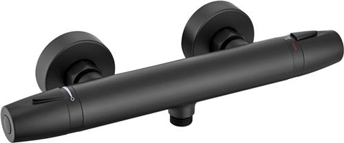 Auralum Max Thermostatische Douchekraan - Hartafstand 150 mm - Zwart - Douchemengkraan met thermostaat