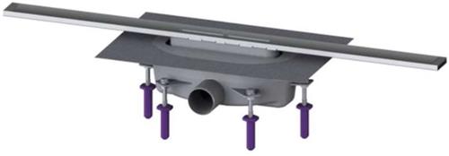 Kessel Linearis Infinity - Douchegoot 80 cm, met rooster, geborsteld roestvrij staal 45200.08
