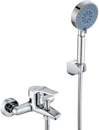 Auralum max Badkraan Chroom - Mengkraan - Met 5 functies handdouche - 150 mm Hartafstand
