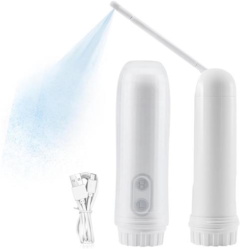 Elektrische draagbare reisbidet - 140 ml elektrische bidetsproeier met 2 sproeistanden - Draagbare bidetsproeier met 180 graden verstelbare sproeikop voor persoonlijke hygiëne