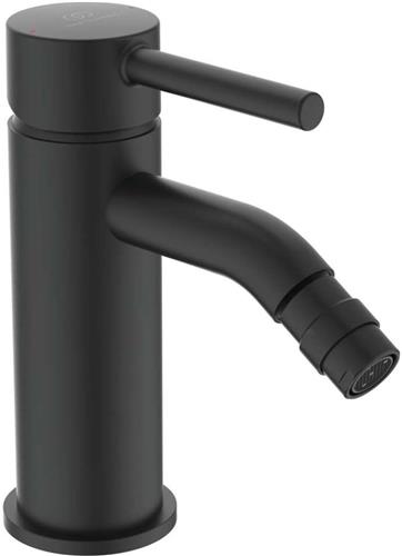 Ideal Standard CeraLine - Bidetkraan met waste, zwart BC197XG