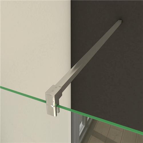 Stabilisatiestang 140 cm douchewand,voor glasdikte 6-10mm.