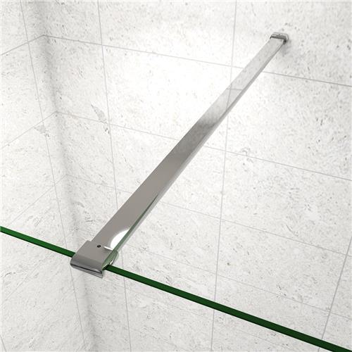 Stabilisatiestang 140 cm douchewand,voor glasdikte 6-8mm.