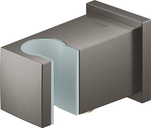 GROHE Euphoria Cube Douche wandaansluitbocht met wandhouder - Hard Graphite - 26370AL0