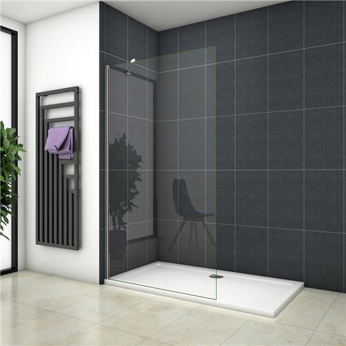 Inloopdouche 8mm NANO EasyClean veiligheidsglas80x200cm+45cm Stabilisatiestang,200cm hoog