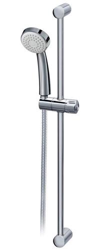 "Venlo Aqua 80 glijstangset - Inclusief glijstang, handdouche en doucheslang - 60 cm - Chroom"