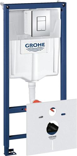 GROHE Rapid SL 4-in-1 Inbouwreservoir - Voor hangend toilet â Incl. bedieningsplaat en geluiddemping