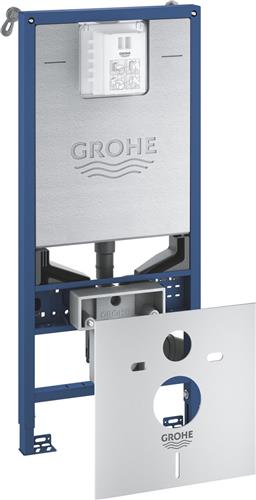 GROHE Rapid SLX 3-in-1 set inbouwreservoir - 1,13m - voor hangend toilet - Met universele stortbak, flowmanager, stopcontact, muurbevestigingen en geluiddemping - 39598000