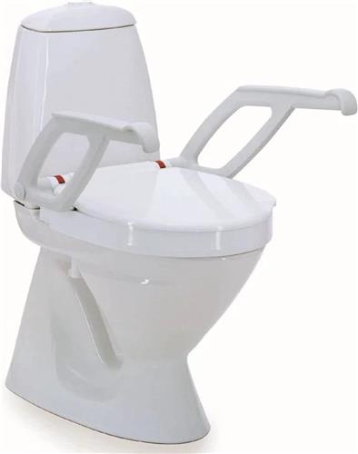 INVA toiletverhoger Aquatec 90000, kunstst, wit, ho 2cm