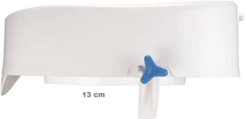 Toiletverhoger / wc vehoger - 13cm - met schroefbevestiging - zonder deksel