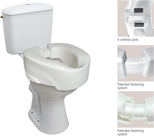 Herdegen - Toiletverhoger ClipUp zonder schroeven - 10 cm - wit