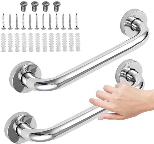 Handgreep  2 stuks  Wandbeugel voor Badkamer, Toilet & Douche  Veiligheidsgreep voor Senioren en Kinderen - 30 cm