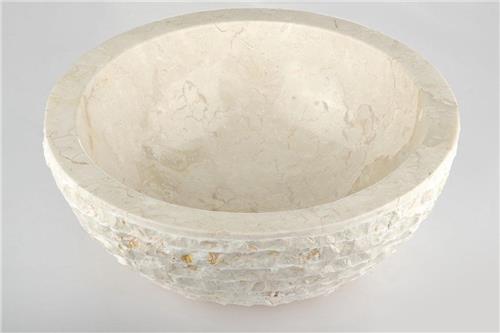 Mountain | Wit Marmeren Waskom - 40 x 15 cm