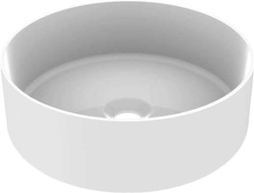 Allibert Rango Opbouwwaskom 36cm Glanzend Wit