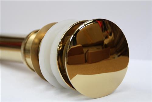 Pop-up Afvoerplug - zonder overloop - Goudkleurig - 1 1/4"