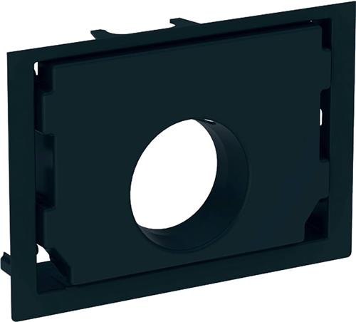 Geberit One Afbouwset wastafel 37x26 cm Zwart