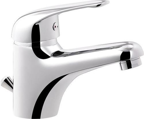 SCHÜTTE Magna Wastafelkraan - Mengkraan - met Waste - Chroom