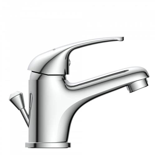 ATHOS Wastafelkraan Moderne Ééngreepsmengkraan met Trekstang Afvoer