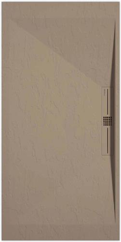 Sanifun douchebak Stone Side Moka Slate 1300 x 700 P