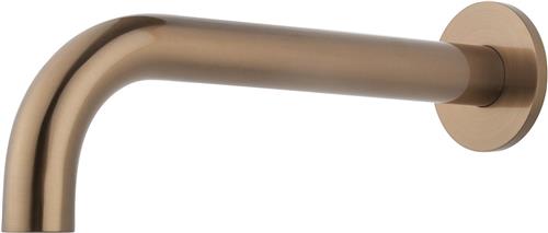 Sanifun Baduitloop rond 25 cm 1/2'' geborsteld brons koper
