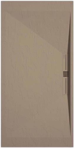 Sanifun douchebak Stone Side Moka Slate 1400 x 900 P
