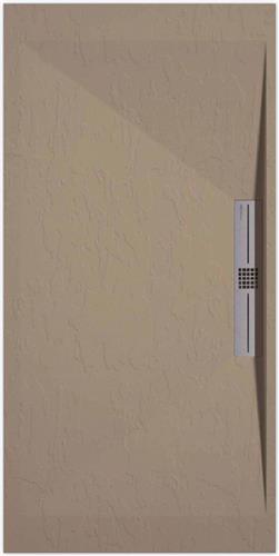 Sanifun douchebak Stone Side Moka Slate 1000 x 700 S