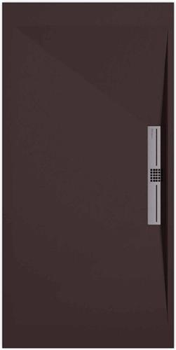 Sanifun douchebak Stone Side Chocolate Smooth 1300 x 900 S